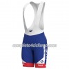 2018 FDJ Pantaloncino con bretelle N001